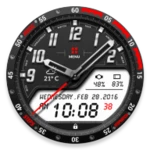 challenger watch face android application logo